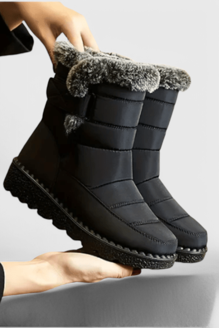 Boots For Women | Padded Collar Mid Ankle Flat Style