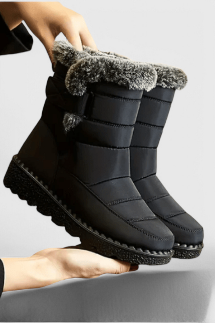Boots For Women | Padded Collar Mid Ankle Flat Style