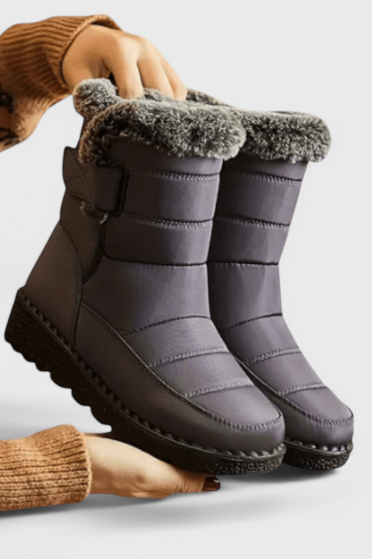 Boots For Women | Padded Collar Mid Ankle Flat Style