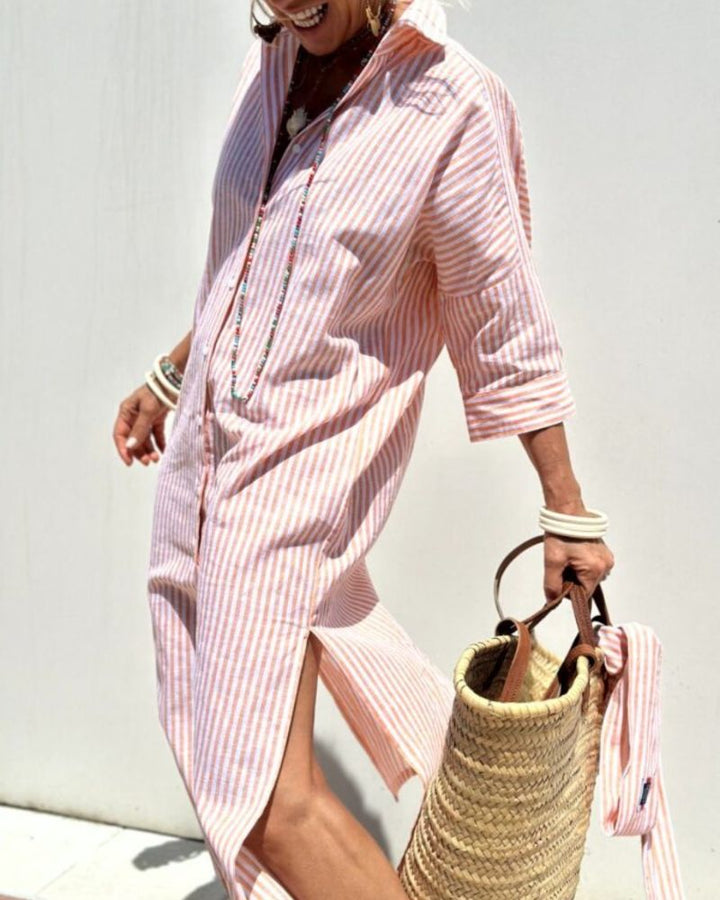 Women’s Dress | Striped Midi