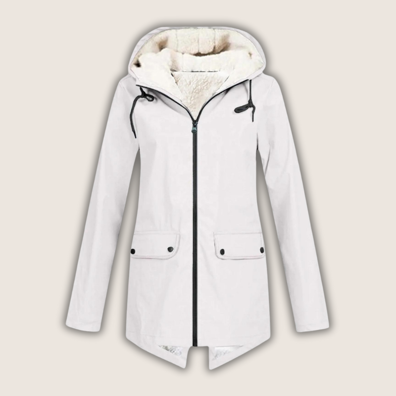 Women’s Coat | Hooded Lined Zip-Up
