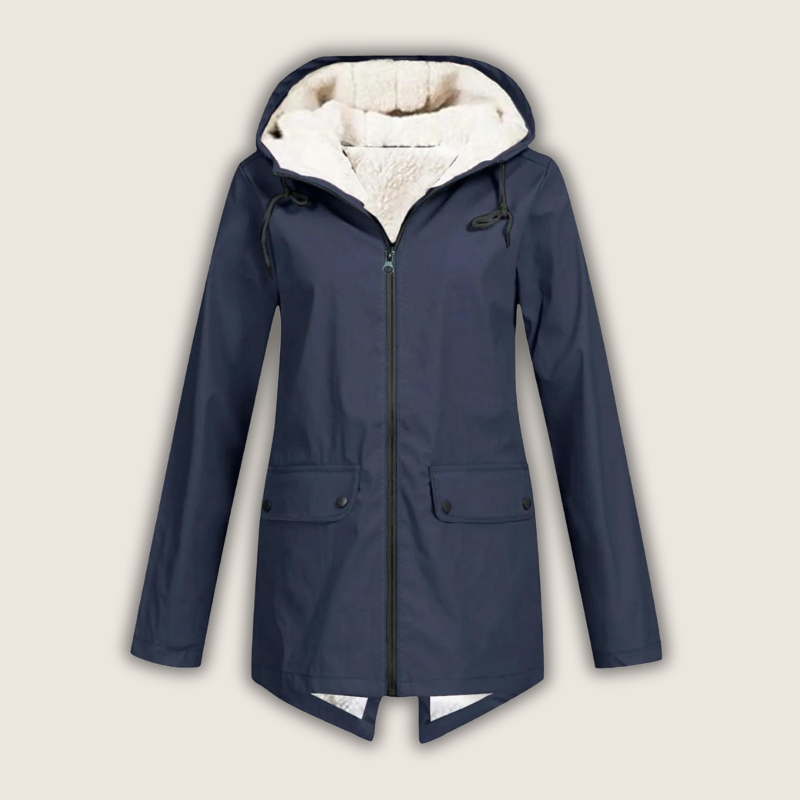 Women’s Coat | Hooded Lined Zip-Up