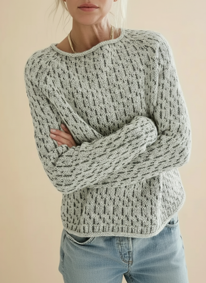 Sweater For Women | Round Neck Knitted Pattern