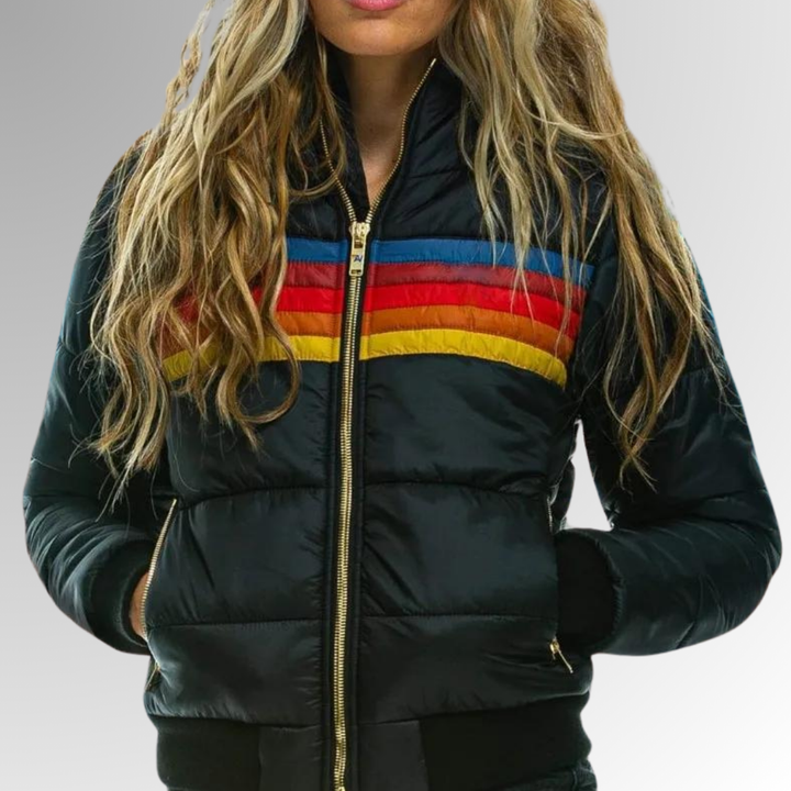 Women’s Jacket | Colorblock Puffer