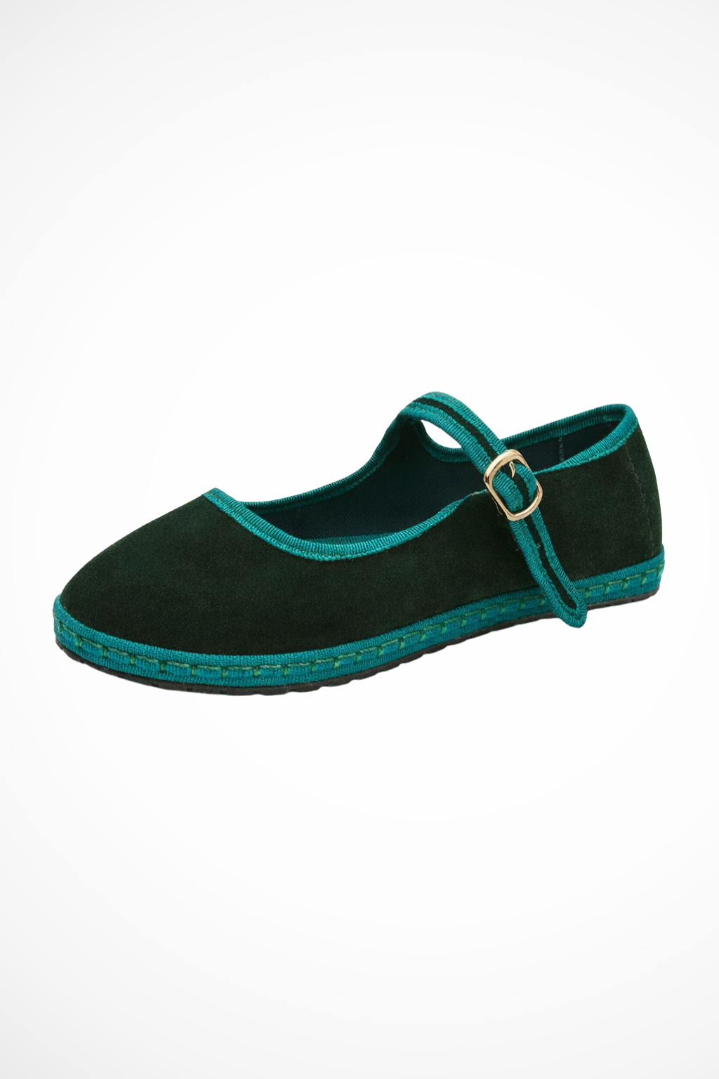 Women's round toe Mary Jane ballet flats with buckle strap