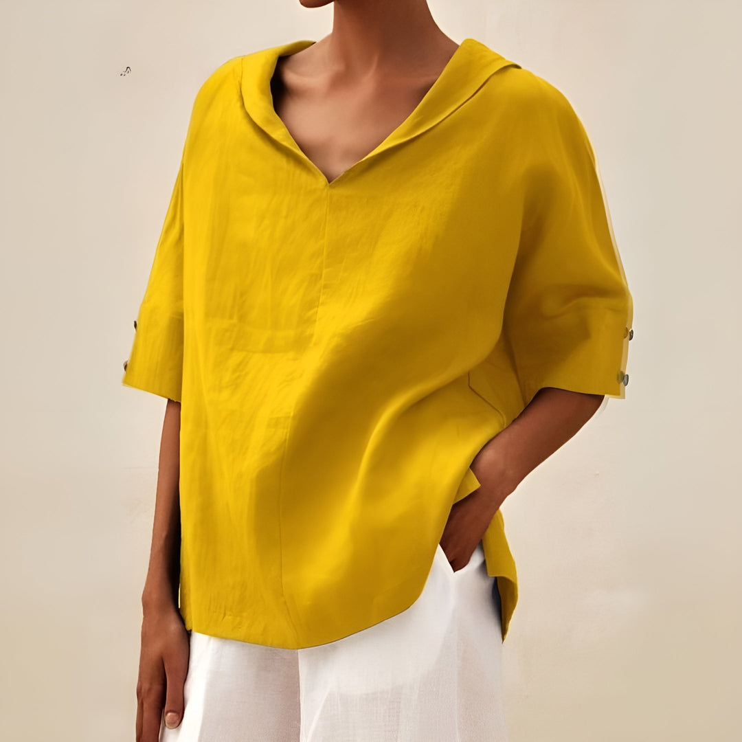 Blouse For Women | Relaxed Short Sleeve