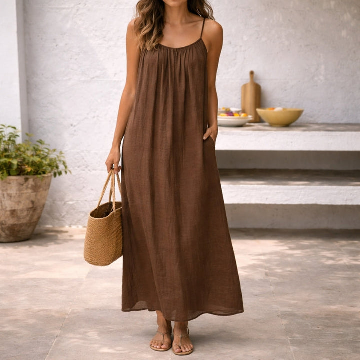 Women's Maxi Sundress | Spaghetti Strap Style