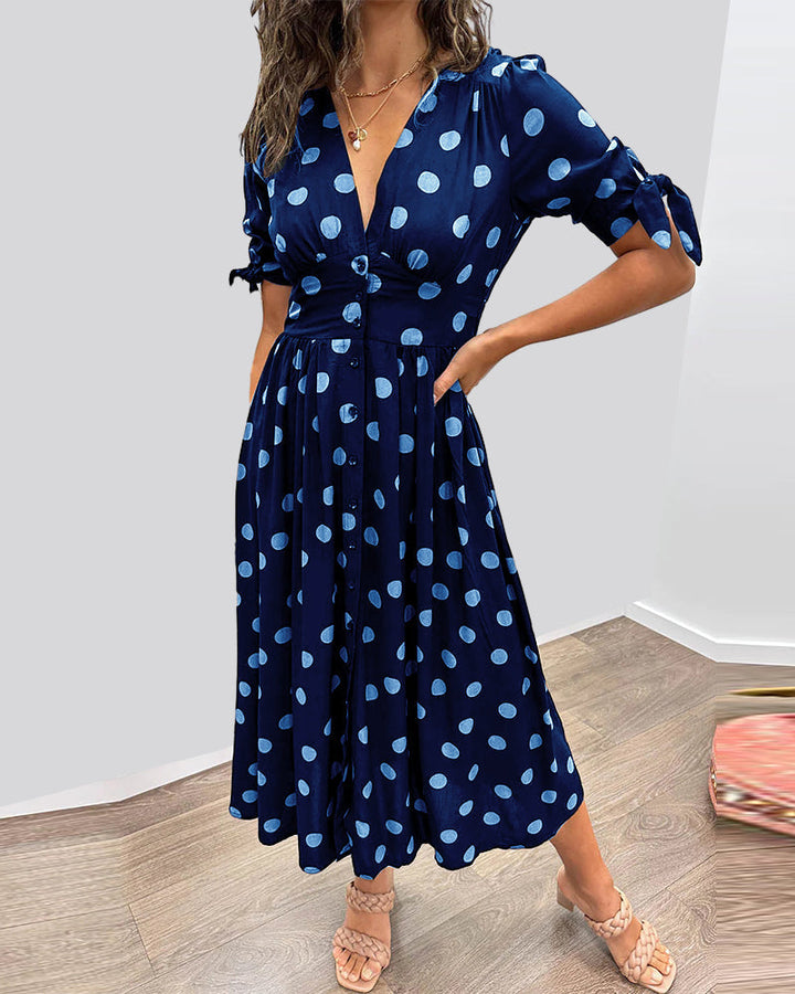 Women’s Dress | Polka Dot Midi