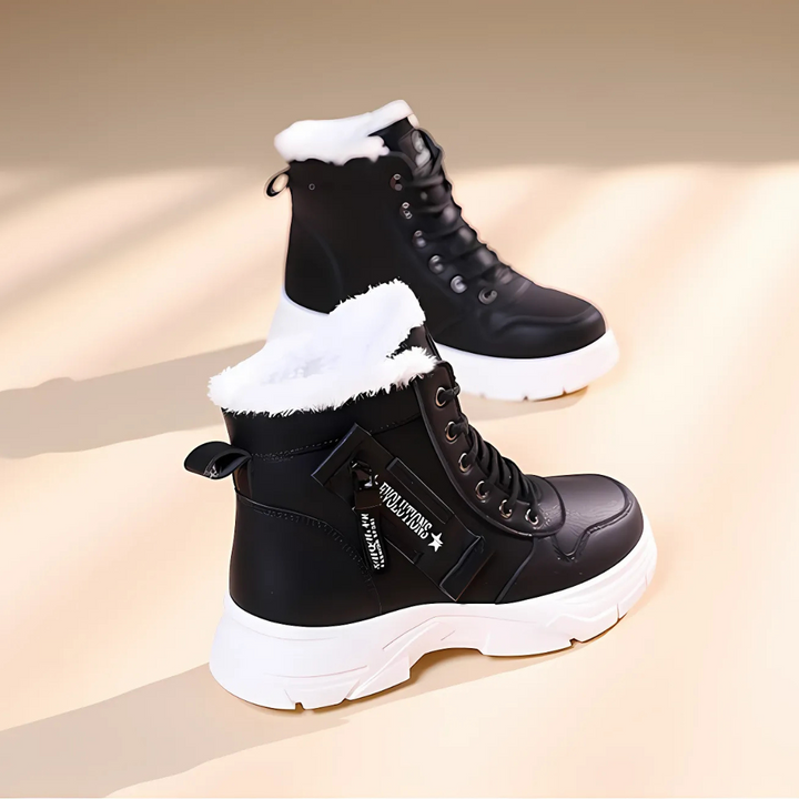 Boots For Women | Front Lace High Ankle Lug Style