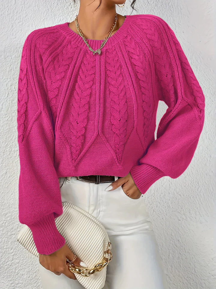 Sweater for Women | Textured Crewneck Style