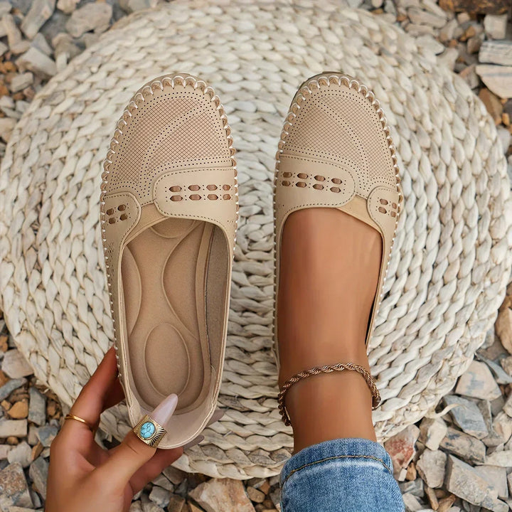 Loafers for Women | Flat Slip-On with Rounded Toe