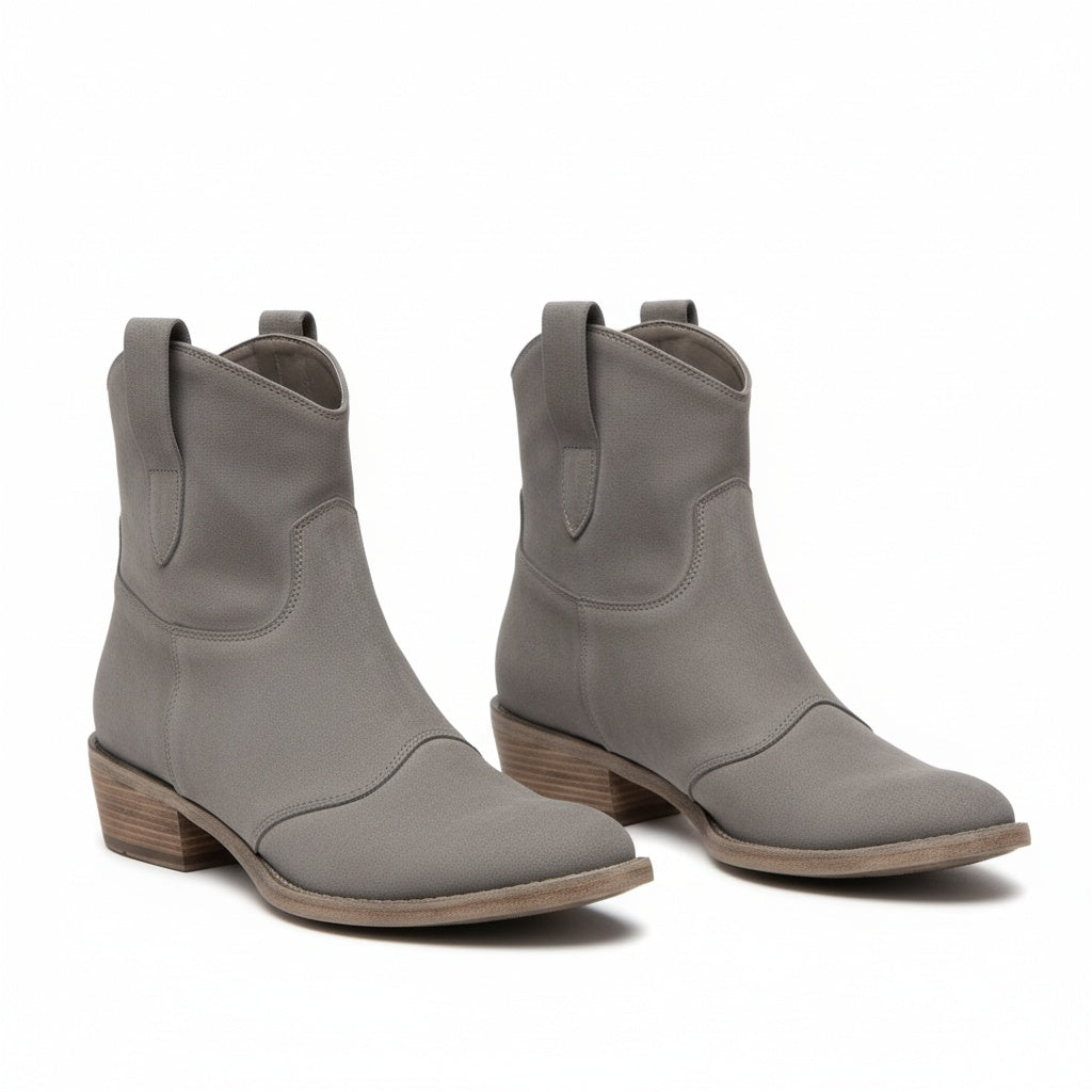 Boots For Women | Pull On Ankle Western Heel Style