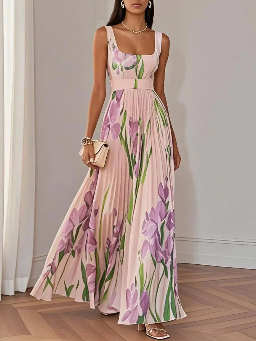 Women's Boho Maxi Dress | Floral A Line