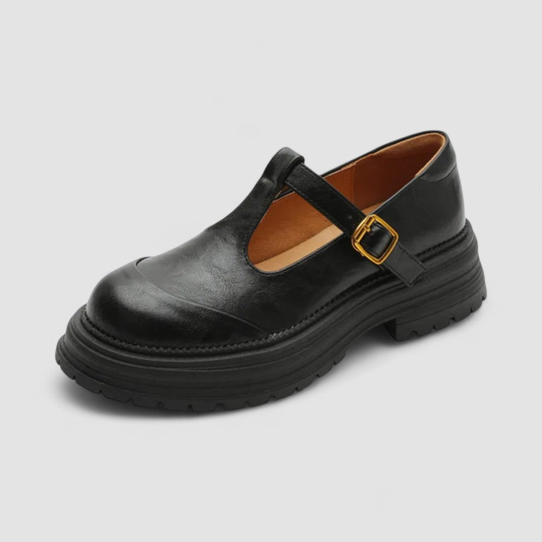 Women’s Mary Jane Shoes | Thick Sole Buckle Style