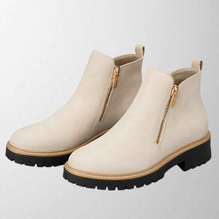 Boots For Women | Ankle Height Zipper Lug Style