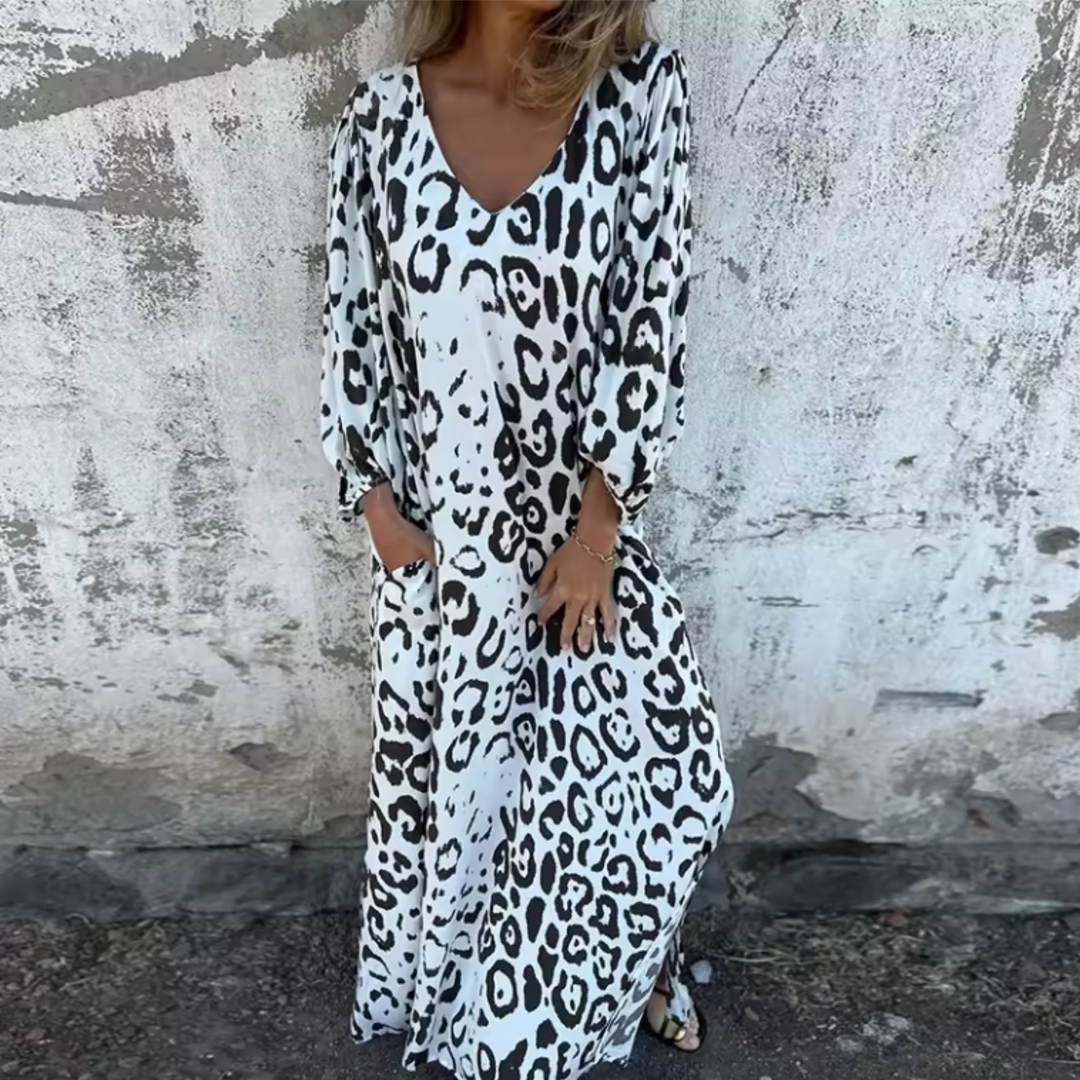 Women’s Dress | Leopard Print Maxi