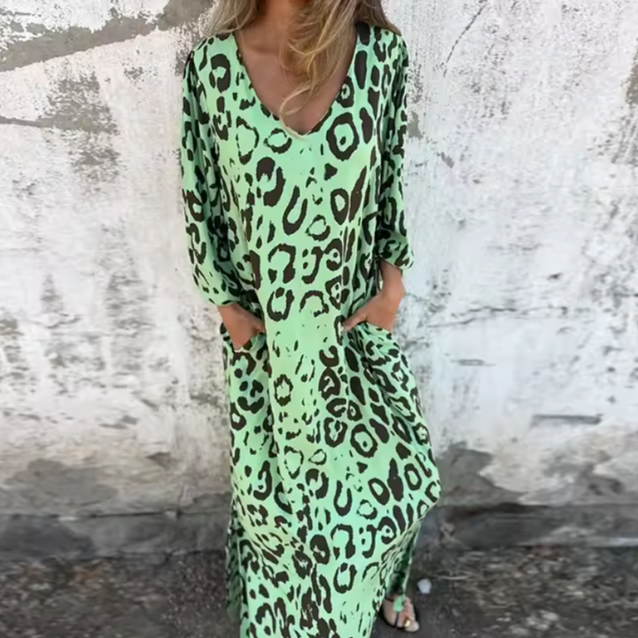 Women’s Dress | Leopard Print Maxi