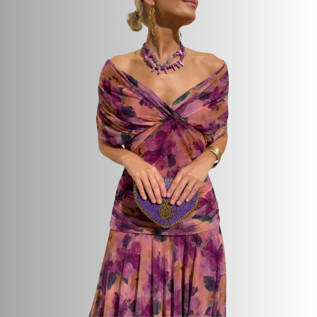 Women’s Dress | Soft Flowing Maxi V-Neckline