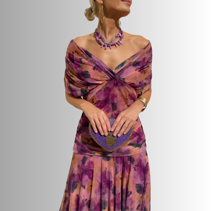 Women’s Dress | Soft Flowing Maxi V-Neckline