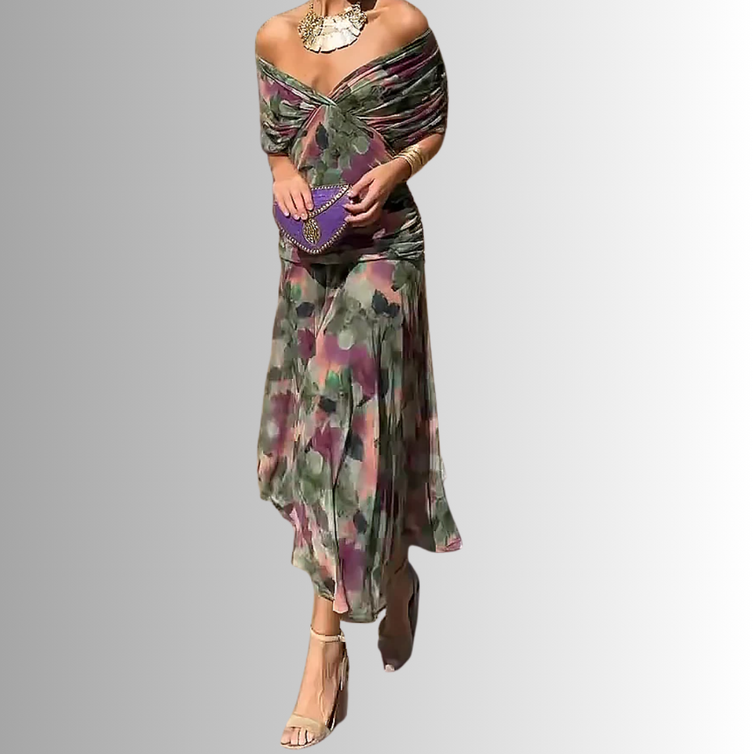 Women’s Dress | Soft Flowing Maxi V-Neckline