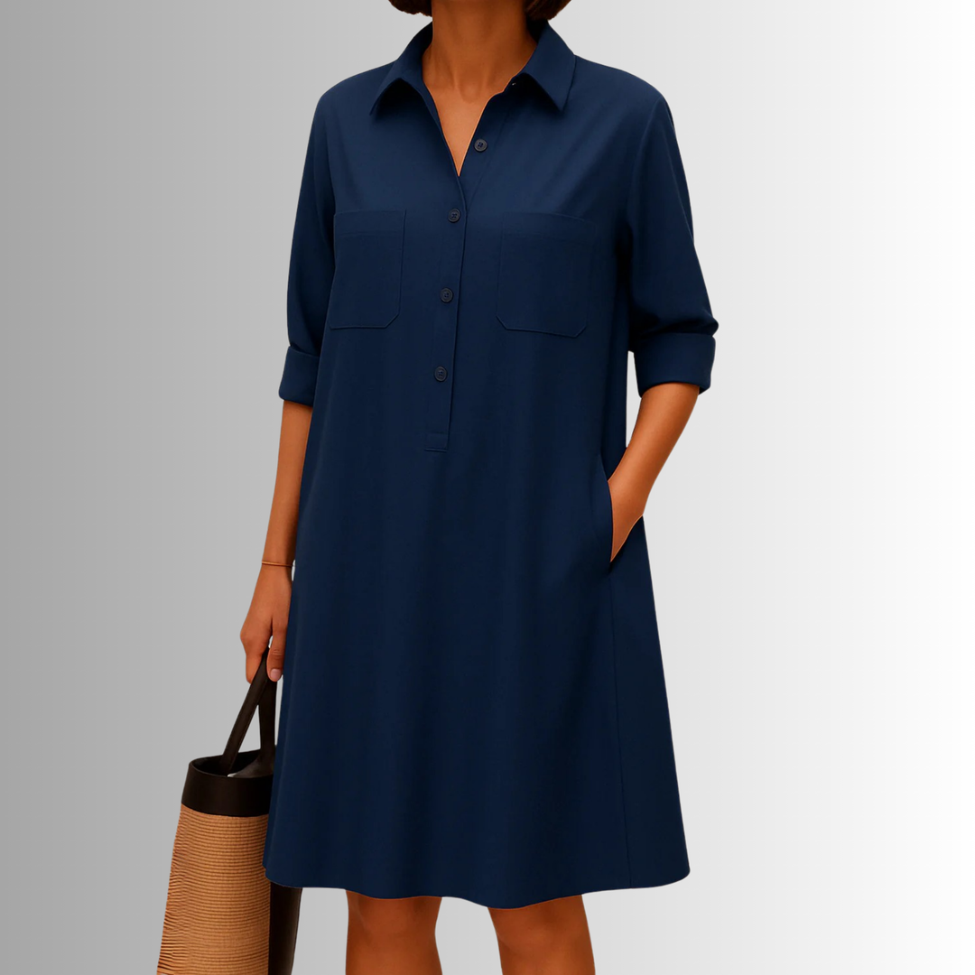 Women’s Dress | Button-Front Midi