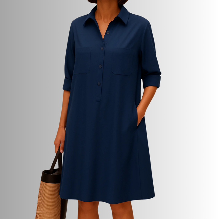 Women’s Dress | Button-Front Midi