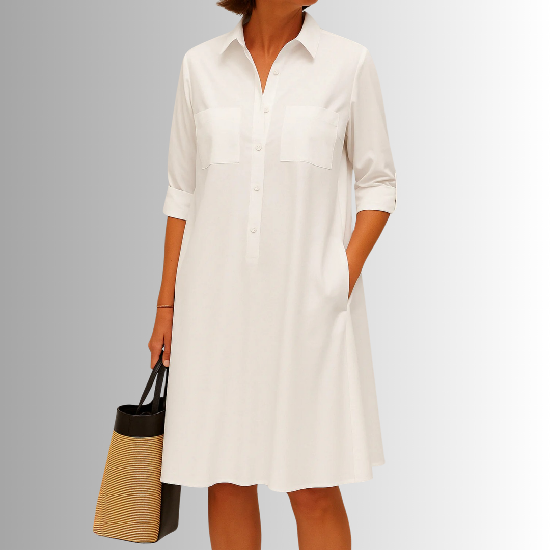 Women’s Dress | Button-Front Midi