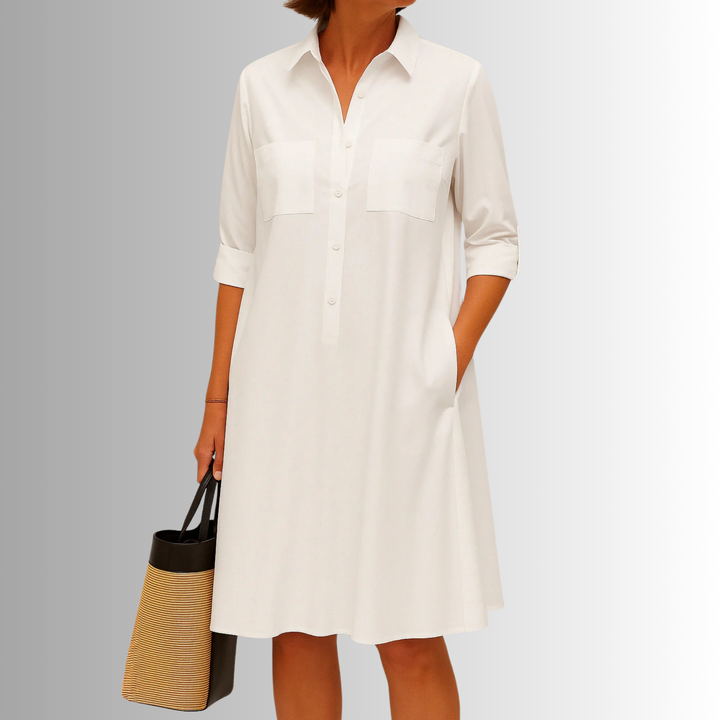 Women’s Dress | Button-Front Midi