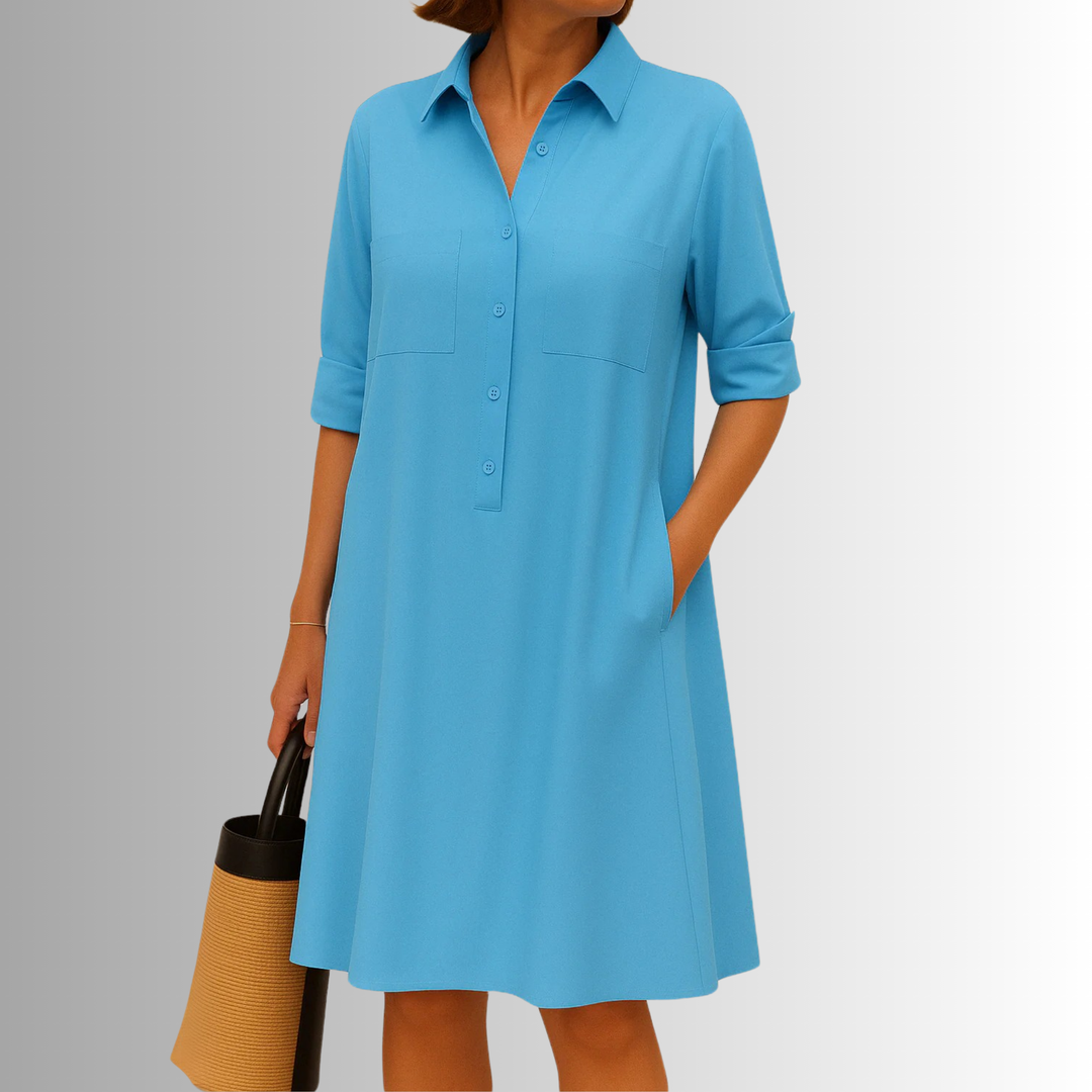 Women’s Dress | Button-Front Midi