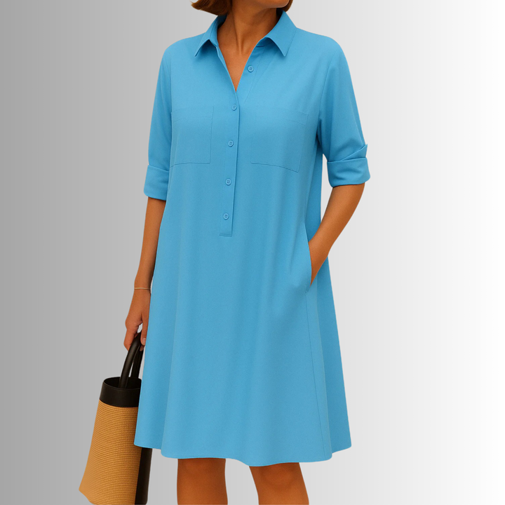 Women’s Dress | Button-Front Midi