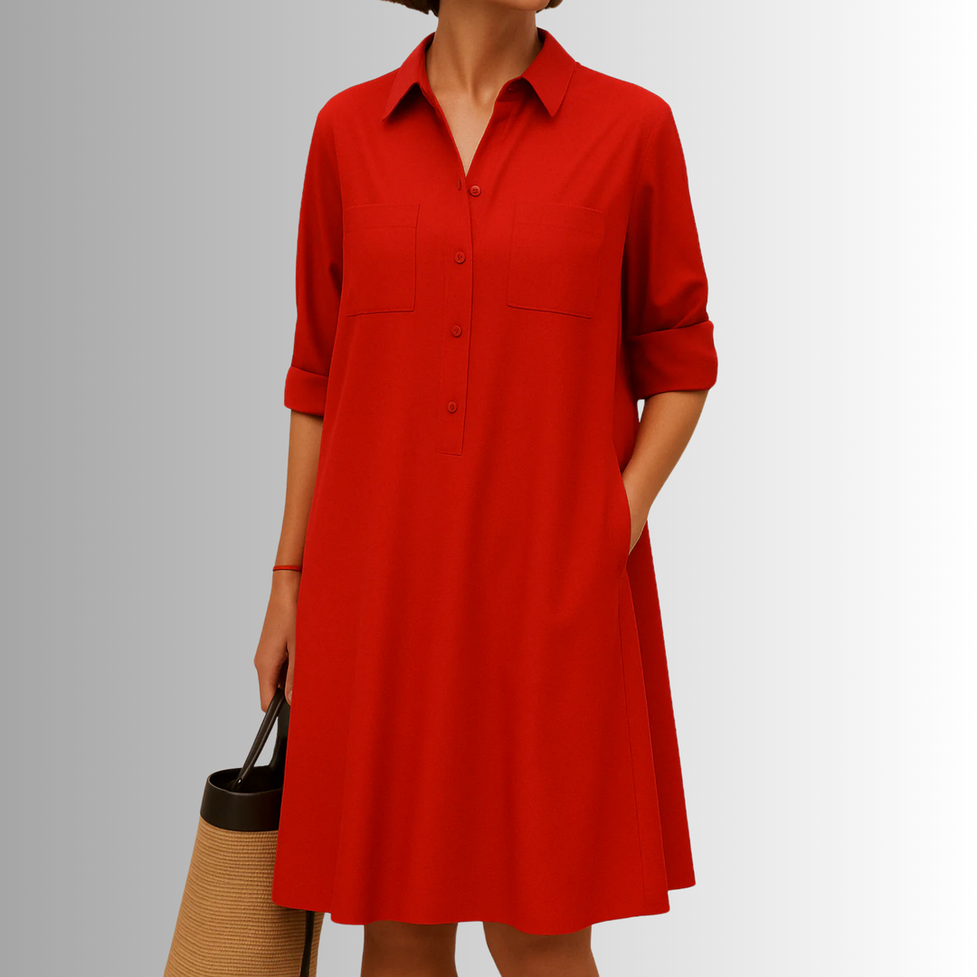 Women’s Dress | Button-Front Midi