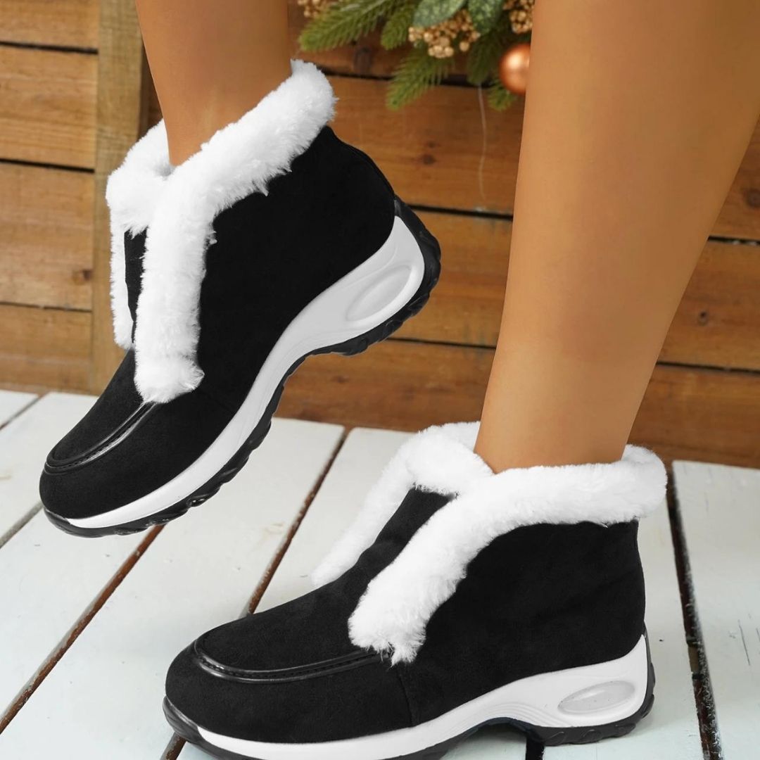 Boots For Women | Low Ankle Slip On Platform Style