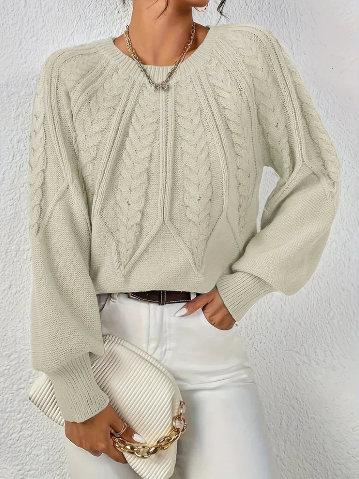 Sweater for Women | Textured Crewneck Style
