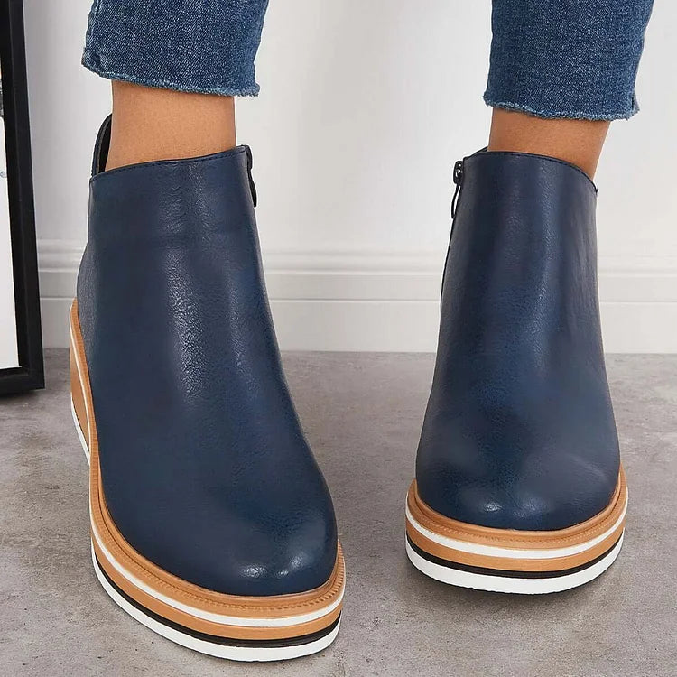Boots For Women | Ankle Height Side Zipper Style
