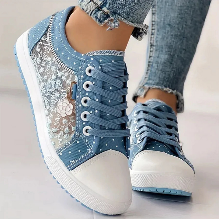 Women’s Sneakers | Casual Floral Panels