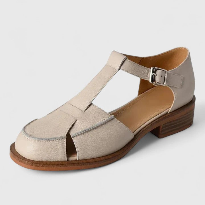 Mary Jane Sandals for Women | Closed Toe Low Heel