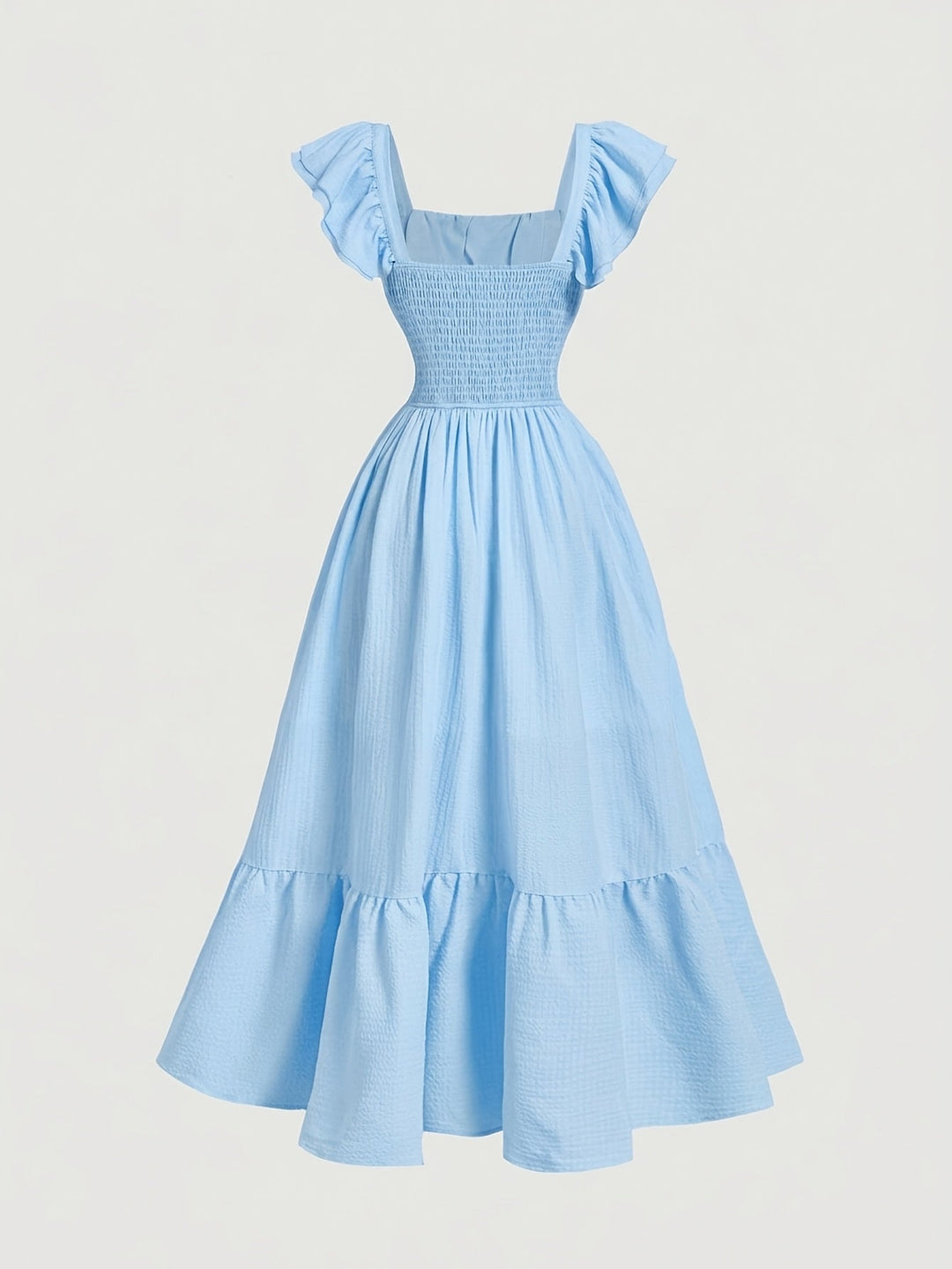 Women's Cocktail Maxi Dress | Ruffled Off-Shoulder