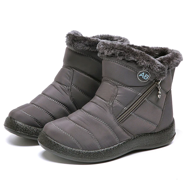Boots For Women | Quilted Upper Mid Ankle Flat Style