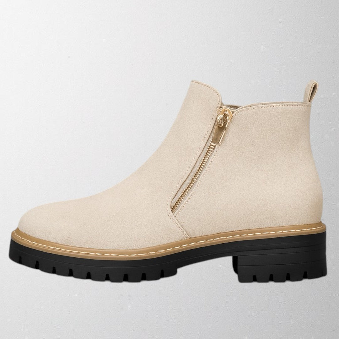 Boots For Women | Ankle Height Zipper Lug Style