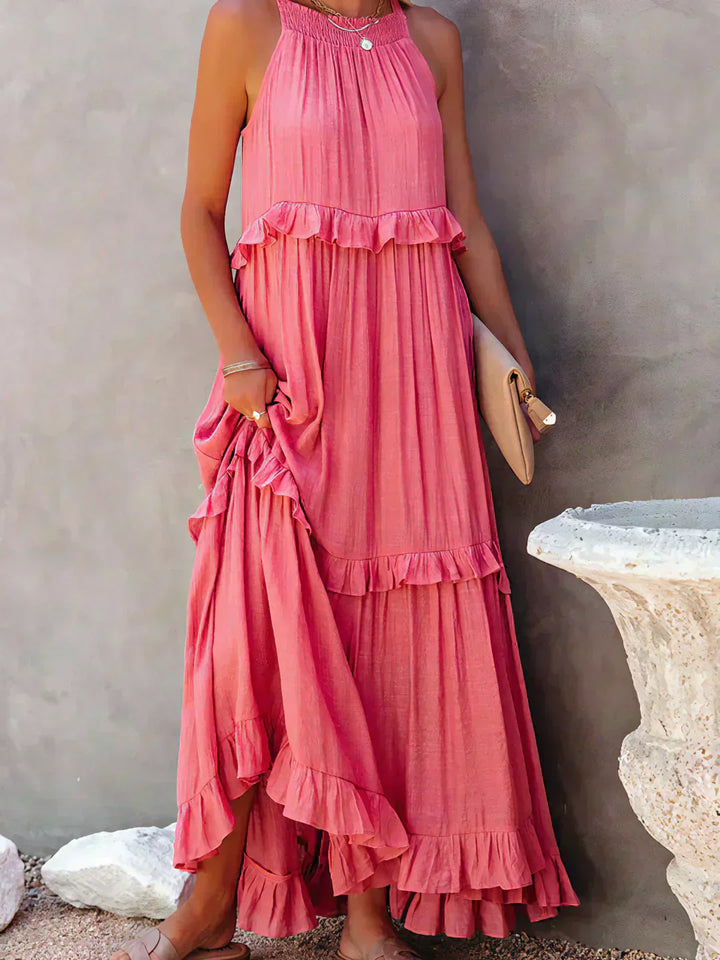Maxi Dress for Women | Ruffle Detailing