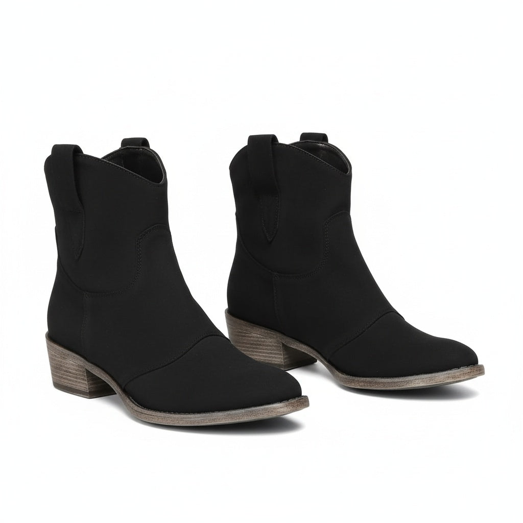 Boots For Women | Pull On Ankle Western Heel Style