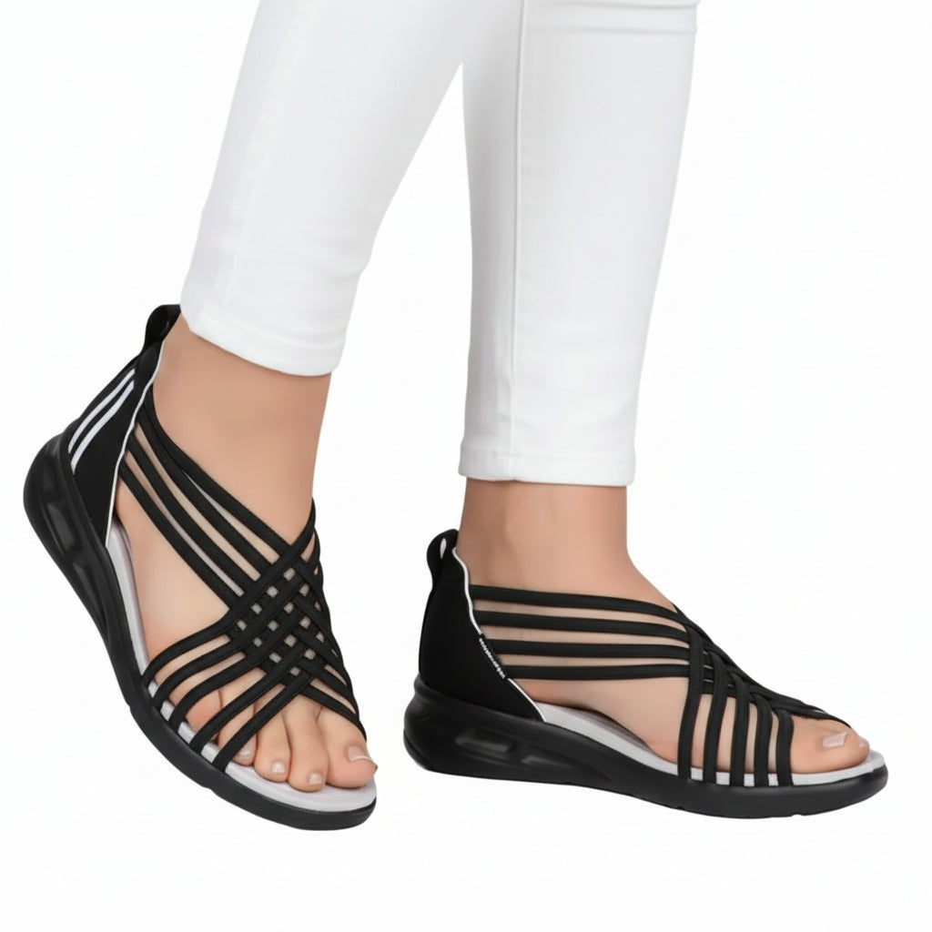 Sandals for Women | Platform with Strapped Open-Toe