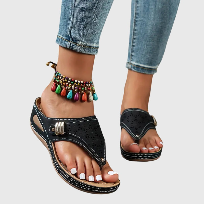 Women's Comfortable Sandals | Cushioned Slip-On Orthopedic
