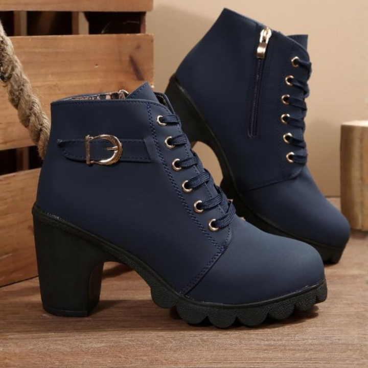 Women’s Boots | Lace-Up Chunky Ankle