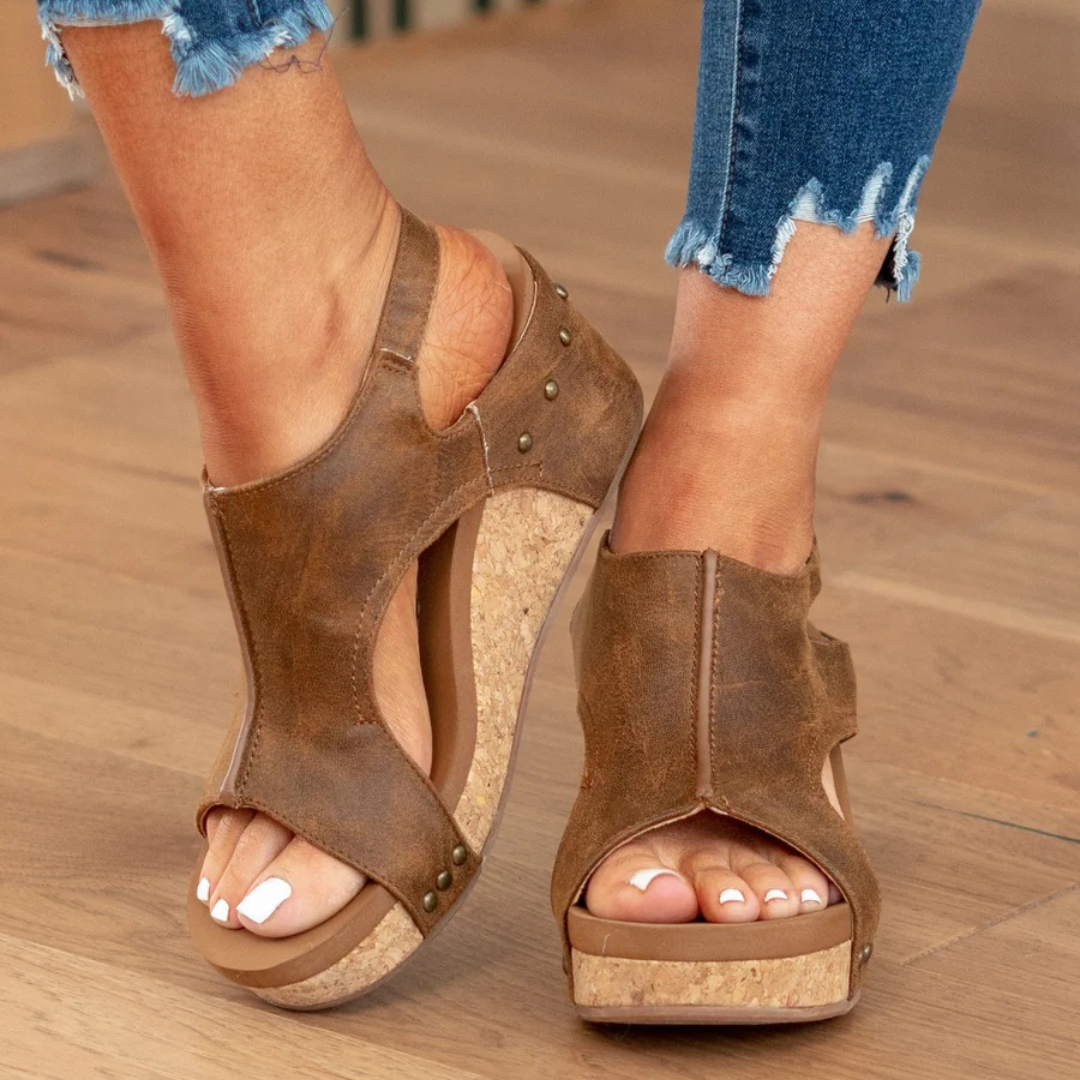 Sandals For Women | Platform Wedge Open-Toe