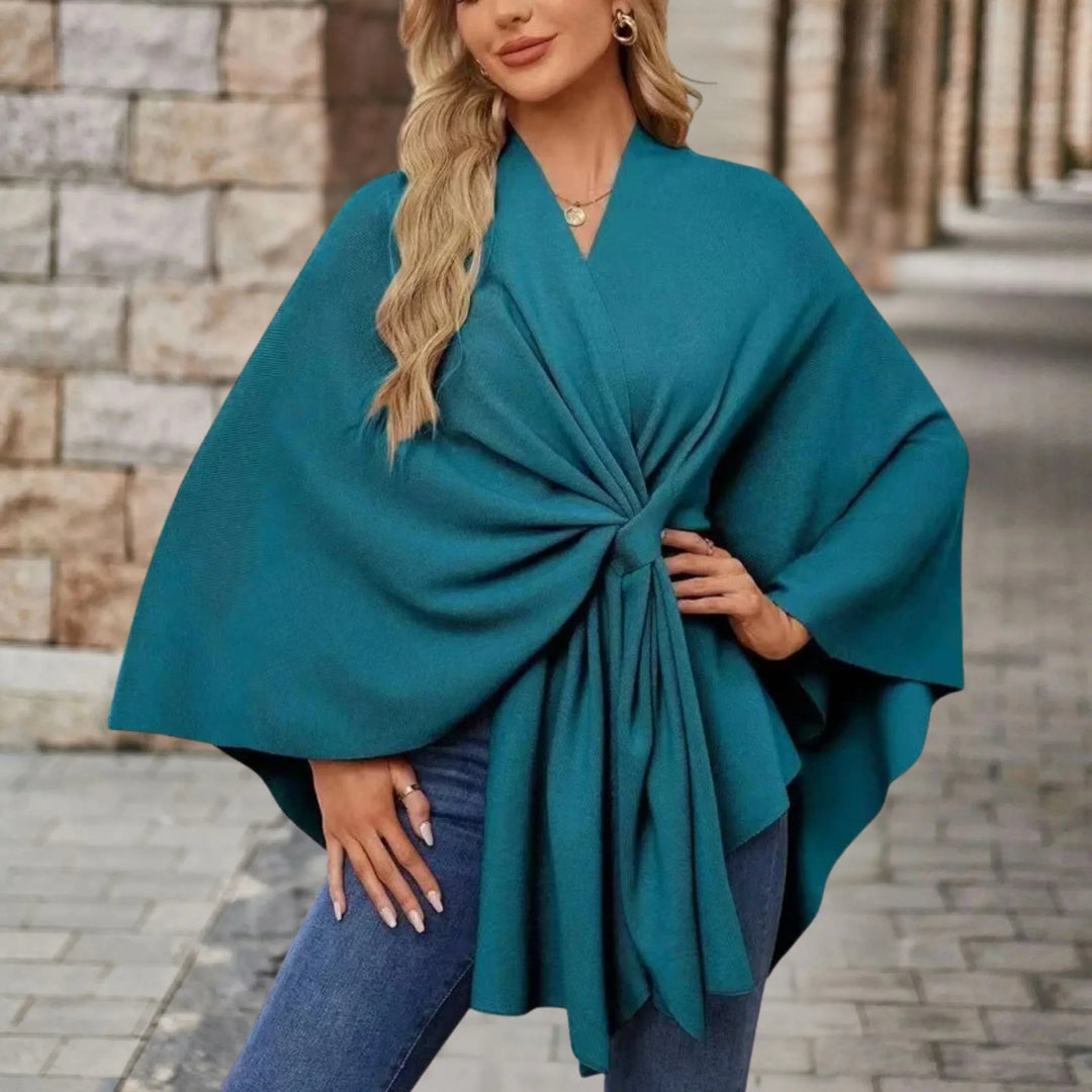Women’s Blouse | Wrap Style Poncho