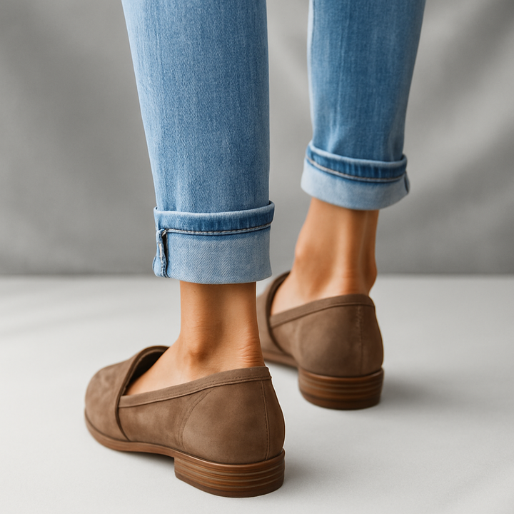 Loafers for Women | Pointed Toe Strap Detail