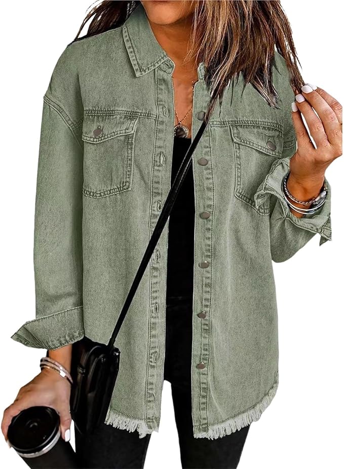 Women’s Jacket | Button Front Overshirt