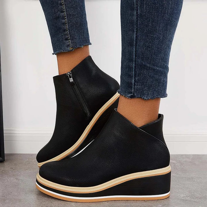 Boots For Women | Ankle Height Side Zipper Style