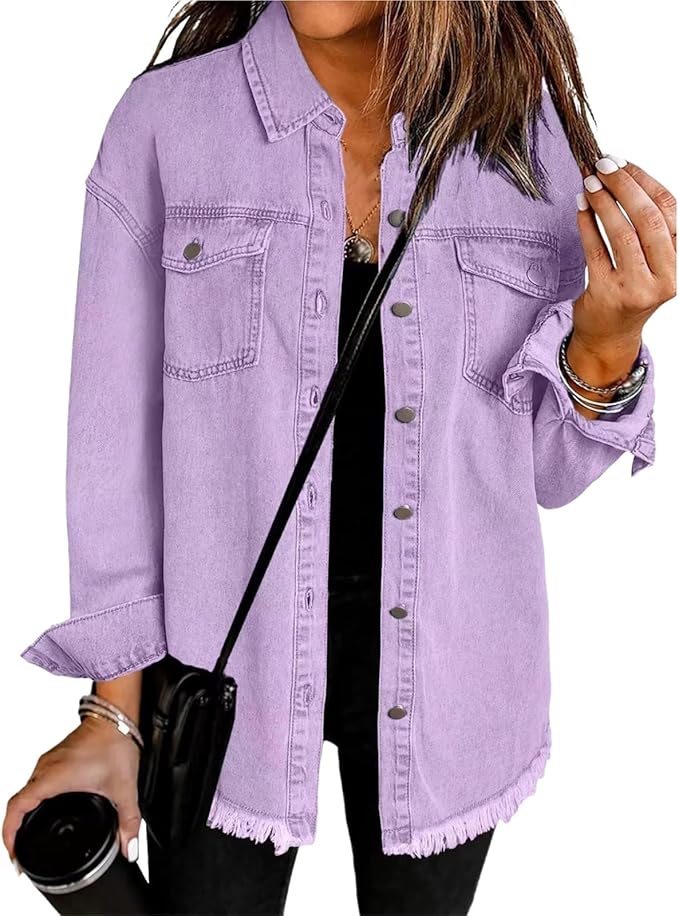 Women’s Jacket | Button Front Overshirt